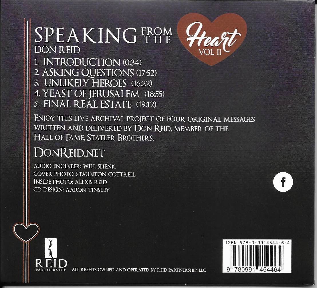 SPEAKING FROM THE HEART VOL II